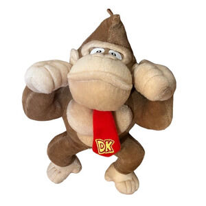 Nintendo Super Mario DONKEY KONG Gorilla Plush Stuffed Animal 2021